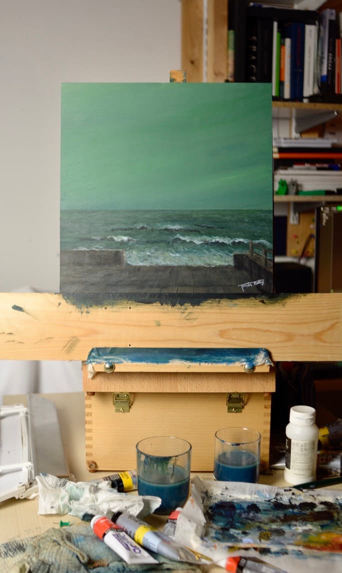 Seascape, in Progress