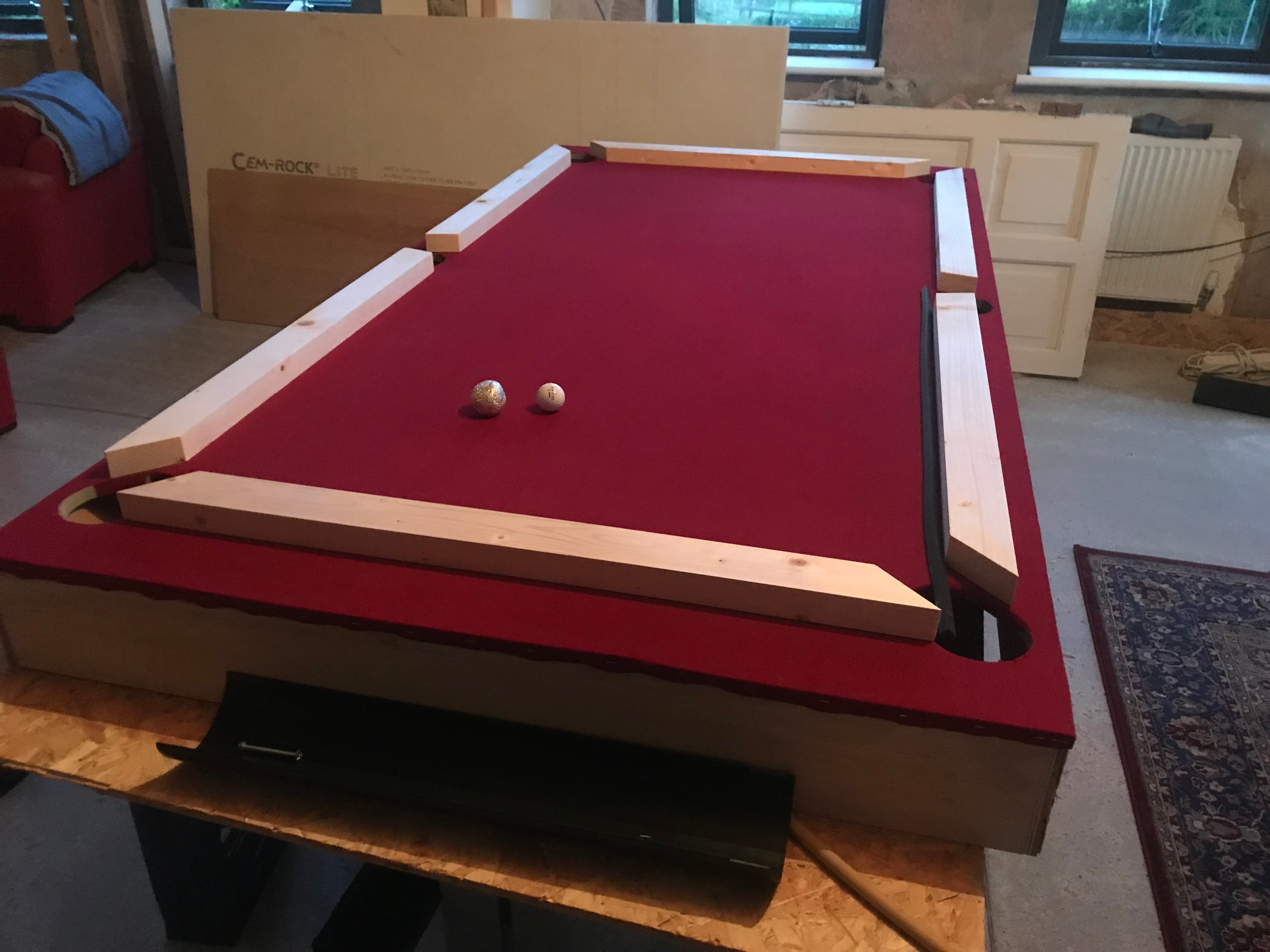Pool Table Leg Detail