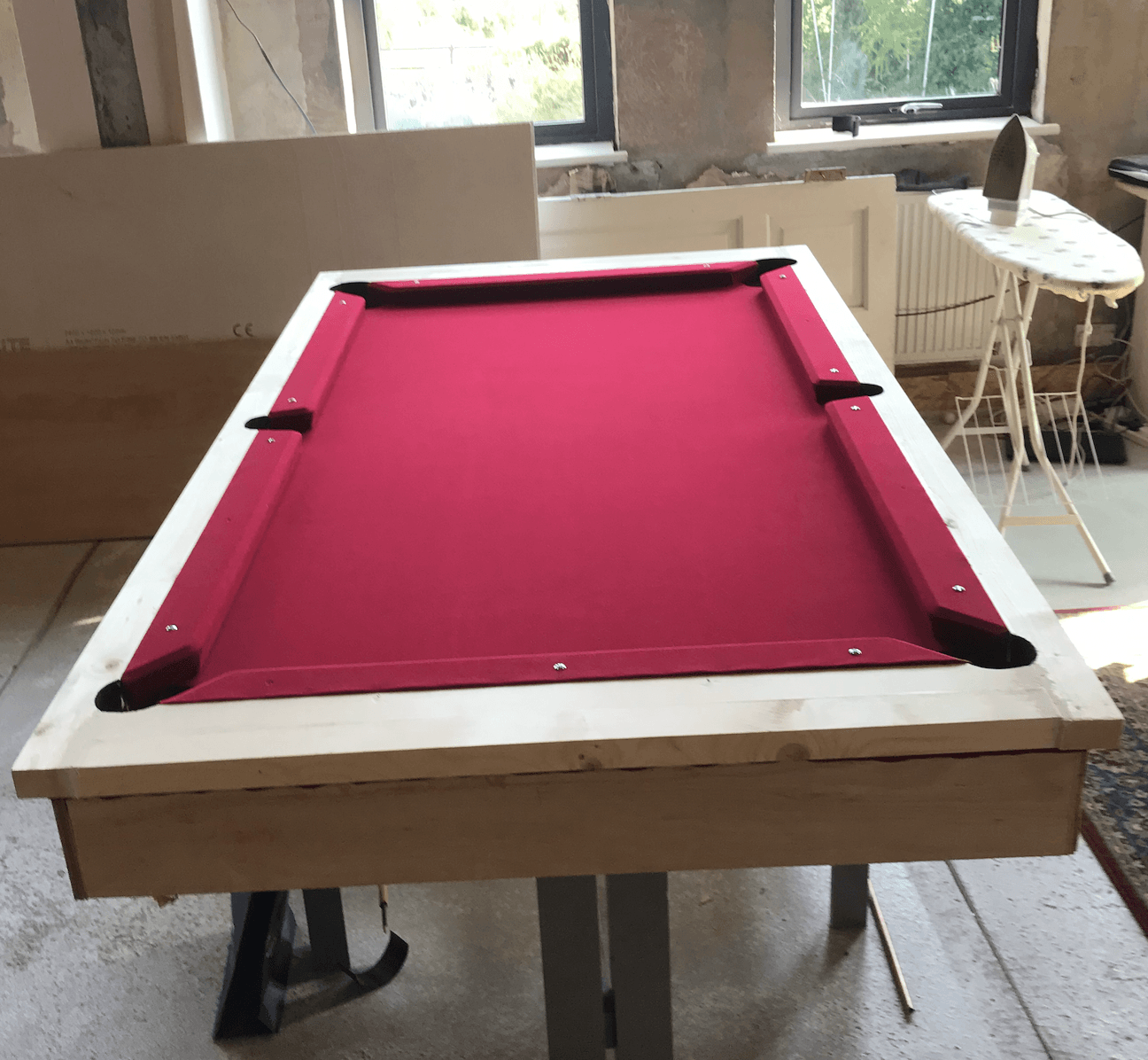 Finished Pool Table