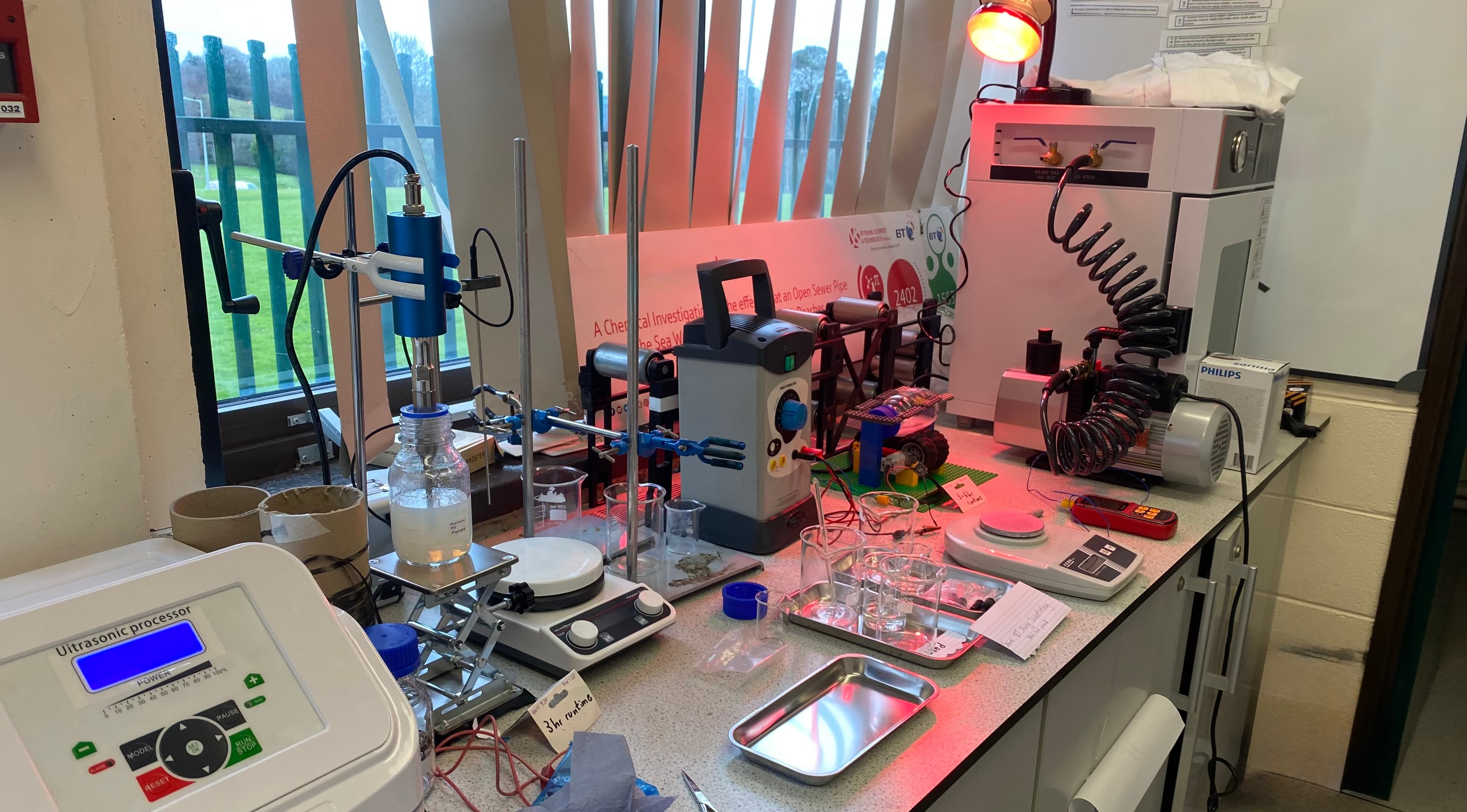 In the laboratory